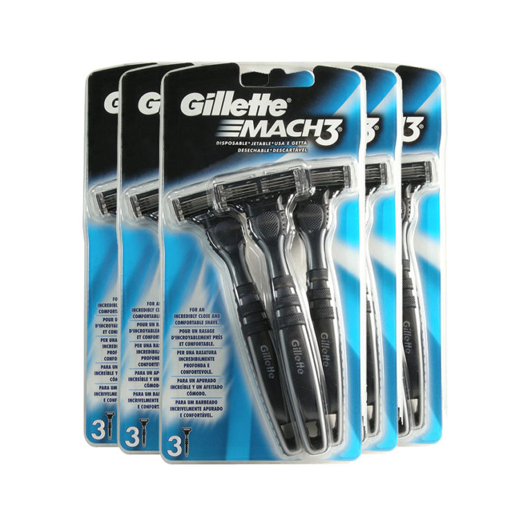 GILLETTE MACH 3 DISPOSABLE RAZORS 3'S Dezpo